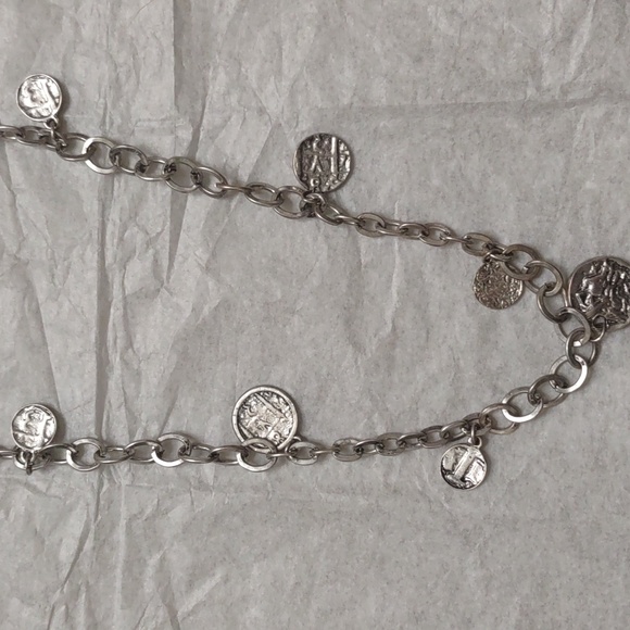 Premier Designs Multi strand necklace, antique silver with purple beads. - Picture 8 of 9